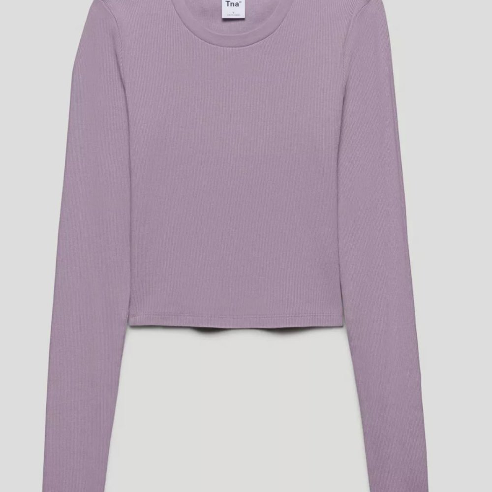 Tna Ribbed Cropped Longsleeve - Picture 4 of 6